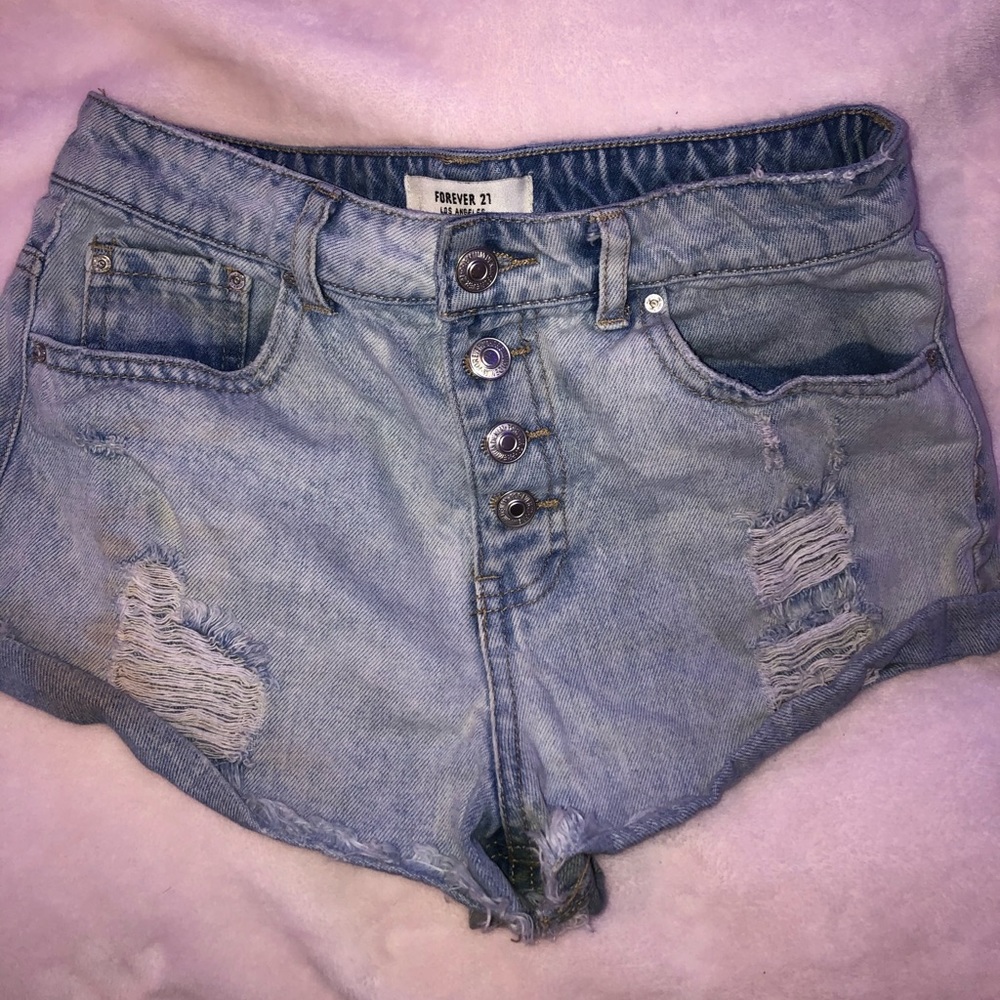 Jean short shorts